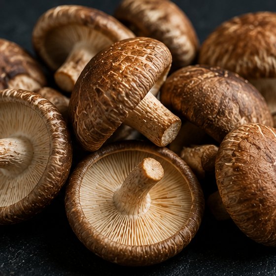 Shiitake mushrooms.